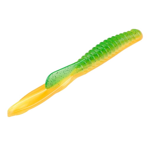 Strike King Lures KVD Drop Shot Half Shell Soft Lure 3 1 2" Body Length, Fire Tiger, Per 9 by Strike King Lures
