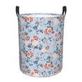 thumbnail image 6 of Lsque Rose Flowers pattern Laundry Hamper Basket, Tall Woven Rope Hamper Basket for Clothes, Lightweight Storage Basket, Collapsible Waterproof-Medium, 6 of 8