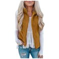 thumbnail image 1 of Heliisoer Veste Sans Manches à Poches pour Femmes avec Fermeture Éclair Couleur Unie, 1 of 8