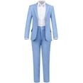 thumbnail image 2 of Boys Formal Suit Set 4 Pieces Kids Tuxedo Ring Bearer Outfit, 2 of 13