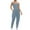 Light Blue, variant on Summer Jumpsuits for Women 2025 Summer Casual Long Rompers Sleeveless Athletic Gym Yoga Workout Romper Running Overslla with Chest Pads S-2XL