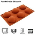 thumbnail image 3 of NAMZI Hot Chocolate Bomb Mold,Hot Cocoa Bombs Molds,6 Holes DIY Silicone Baking Molds for Making Hot Cocoa Balls,BPA Free(2 Pack), 3 of 5