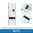thumbnail image 4 of Interruptor de ventana eléctrica Unique Bargains No.83071FJ031 para el lado del conductor delantero izquierdo para Subaru XV 2013-2014 Negro, 4 of 7