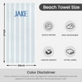 thumbnail image 3 of Personalized Beach Towel for Kids - Custom Beach Towel with Name- Soft Swimming Towel, Customized Bath/Pool/Beach Towel for Boys Girls, 3 of 8