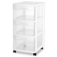 thumbnail image 4 of Sterilite 3 Drawer Cart White, 4 of 10