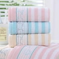 thumbnail image 1 of Fiudx Toalla de Baño de Terciopelo, Suave y Absorbente, con Dobladillo Doble Duradero, Gran Comodidad, Ideal para Spa de Hotel, Piscina, Yoga y Baño, 34 X 68 Cm, Rojo, Azul y Marrón., 1 of 7