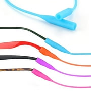 6pcs Silicone Glasses Straps, TSV Anti-slip Eyewear Retainers, Colorful Sunglass String Holders, Eyeglass Rope