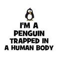 thumbnail image 3 of CafePress - I'm A Penguin Trapped In A Hu Ash Grey T Shirt - Men's Classic Graphic T-Shirt, 3 of 4