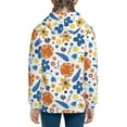 thumbnail image 6 of Naloa Flower Teenage Zipper Hoodie, Long Sleeve Zip Up Hoodies Casual Jackets Tops for 7-12 Years-Small, 6 of 6