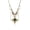 Starburst Wings Necklace-Gold, variant on BOOTOOL Women's Gothic Multi-Layer Chain Necklace – Gold or Silver, Featuring Winged Starburst & Black Faceted Heart Pendant, 17.7" Adjustable Chain