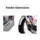 thumbnail image 5 of Extensor de guardabarros delantero para accesorios de motocicleta Tuareg 660 Tuareg660 2022, negro, negro, 5 of 5