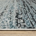 thumbnail image 4 of Oriental Weavers Echo ECH09 - Machine Woven Indoor Area Rug - 3'3" x 5' - in Blue/ Beige - Modern & Contemporary Style,Entryway, Bedroom, Bathroom Rug, 4 of 9
