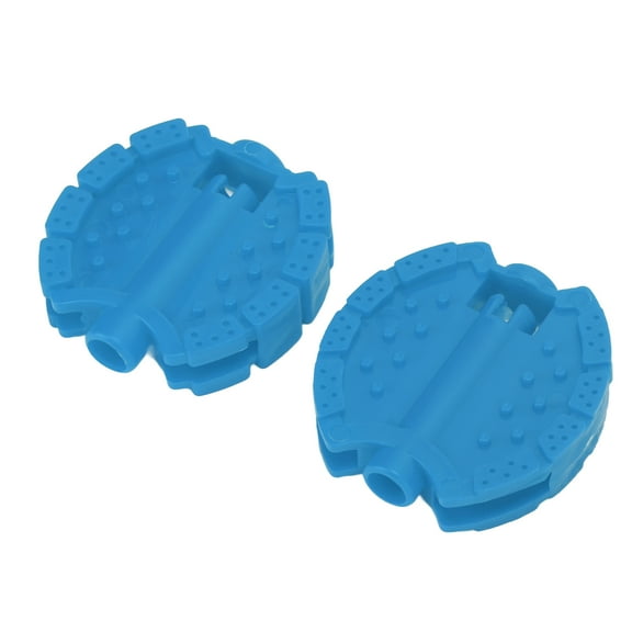 2 Pcs Kids Bike Pedal Plastic Children's Tricycle Bicycle Pedals Child Baby Stroller Front Wheel Foot Pedal Accessories Blue