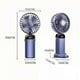 thumbnail image 2 of 1pc Mini Portable Fan, Handheld Fan, Personal Mini Fan, USB Rechargeable, 5 Speeds, 90 Foldable Battery Powered, Mini Fan With LED Display, Desk Fan, 2 of 4