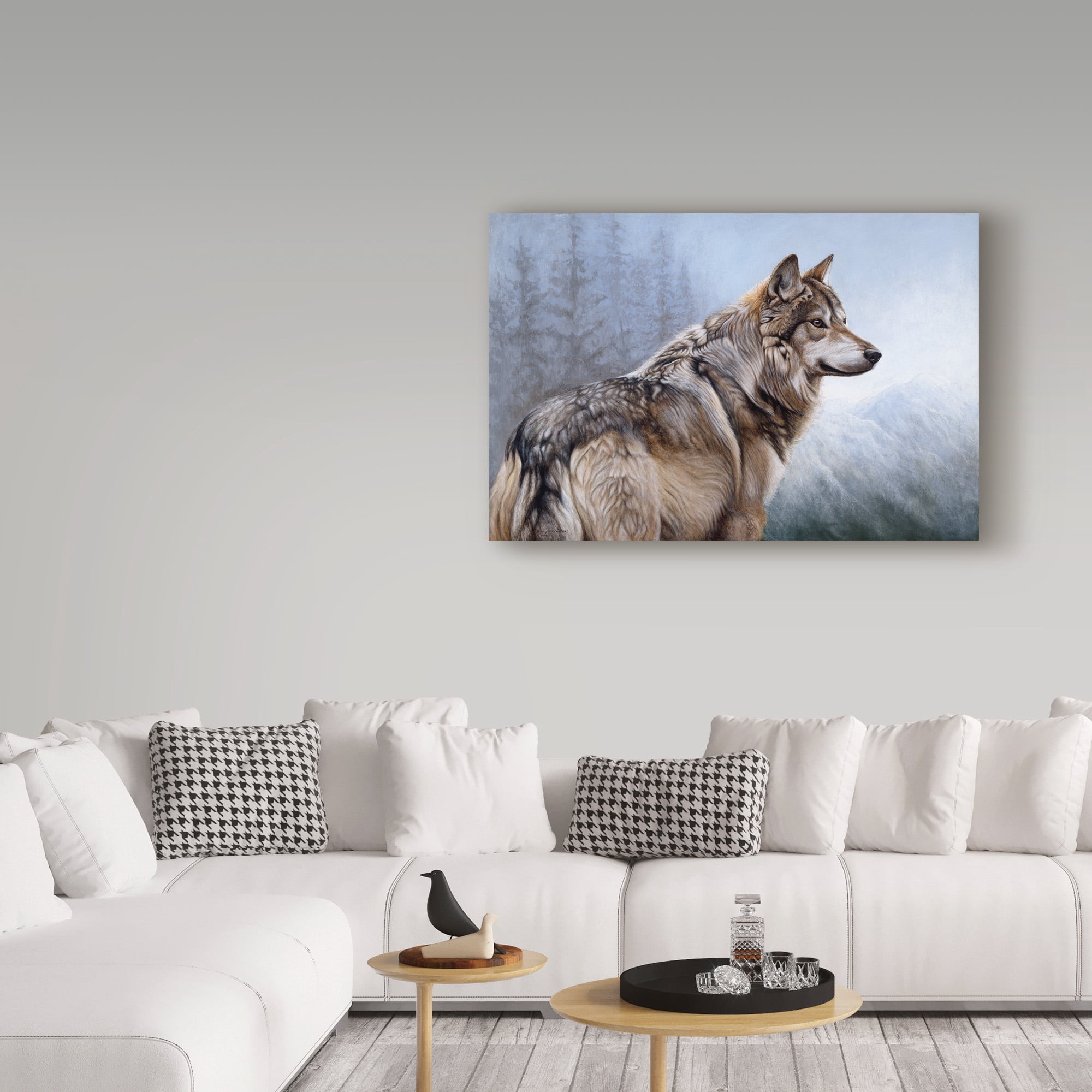 Trademark Fine Art 'King Of The Hill' Canvas Art by Rusty Frentner