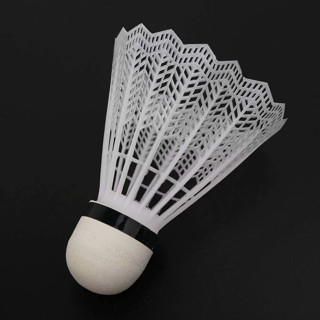 12 x New Badminton Shuttlecocks Yellow Speed Fast Plastic Nylon 3773/RED 
