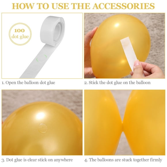 Birthday Party Balloon Garland Kit Decorating Strip Set 100pcs Balloons Arch Kit