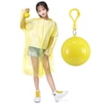 thumbnail image 3 of Poncho desechable Senderismo Trekking Impermeable de compresión para niños (Amarillo) Tmvgtek excursión de campamento, 3 of 9