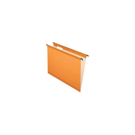 UPC: 0078787610859 | Pendaflex 615215ORA Poly Laminate Hanging Folders  Letter  1/5 Cut  Orange  20/Box  1 Box