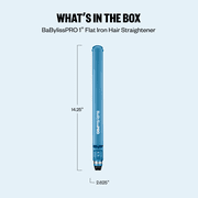 BaBylissPRO® Nano Titanium™ 1 Digital Ultra-Thin Flat Iron