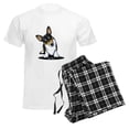 thumbnail image 6 of CafePress - Kiniart Tricolor Corgi Men's Light Pajamas - Men's Light Loose Fit Cotton Pajama Set, 6 of 7