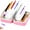 Pink, variant on Waterproof Pill Organizer A8 Binder Set with 14 Color-Coded Pill Pouches, Travel Medicine Storage Bags with Daily Dose Labels and Removable Pouches