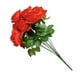 thumbnail image 5 of Wosthever Ramo de rosas artificiales de 10 cabezas, decoración de simulación, centro de de oficina en casa, rosa falsa Flores artificiales rojo oscuro Wosthever HA7033-11B, 5 of 5