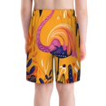 thumbnail image 3 of Cauagu Vibrant Flamingo Illustration Print Swim Trunks for Men,Youth Boys Swim Shorts Compression Liner Beach Shorts Boys' Swimming Shorts 7-20 Years Bathing Suit-X-Large, 3 of 7