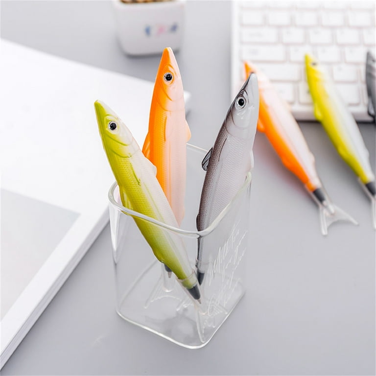 Meanplan 20 Pack Fish Pen Fishing Party Favors Decorations Ballpoint Pens  Creative Glitter Pen Cute Fish Gifts for Kids Adults School Office Student