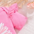 thumbnail image 6 of HWJAD Newborn Baby Girl Clothes Big Sunflower Short Sleeve Romper Floral Shorts Headband Infant Summer Outfits, 6 of 11