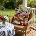 thumbnail image 3 of Diceymbol 2Pcs Patriotic Highland Cow Throw Pillow Cover 4th of July Decorations American Flag Bow Farmhouse Pillow Case For Couch Sofa Living Room 250th Anniversary 17.72In, 3 of 8
