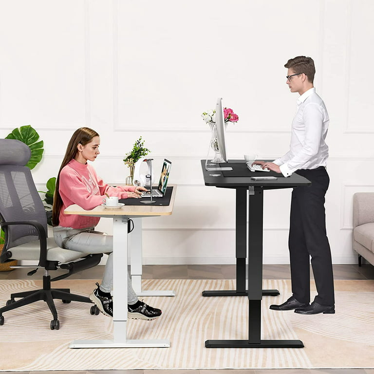 Sihanm 59 inches Office Desk Electric Gaming Standing Desk, Height