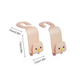 thumbnail image 2 of Car Seat Hooks Car Hook Rear Seat Back Hook Originality Cute Funny Hidden Load-Bearing Decoration Hook Car Hook Children Car Seat Back Support,Car Seat Accessories,Car Seat Storage, 2 of 6