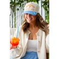 thumbnail image 3 of Aperol Spritz Social Club Trucker Hat, Fun Embroidered Adjustable Snapback Cap for Women and Men, Trendy Cocktail Party Hat for Summer Vibes and Everyday Style, 3 of 5