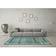 thumbnail image 3 of Ahgly Company Indoor Rectangle Persian Light Blue Traditional Area Rugs, 3' x 5', 3 of 4