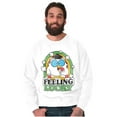 thumbnail image 5 of St Paddys Feeling Lucky Tootsie Owl Sweatshirt for Men or Women Brisco Brands M, 5 of 6