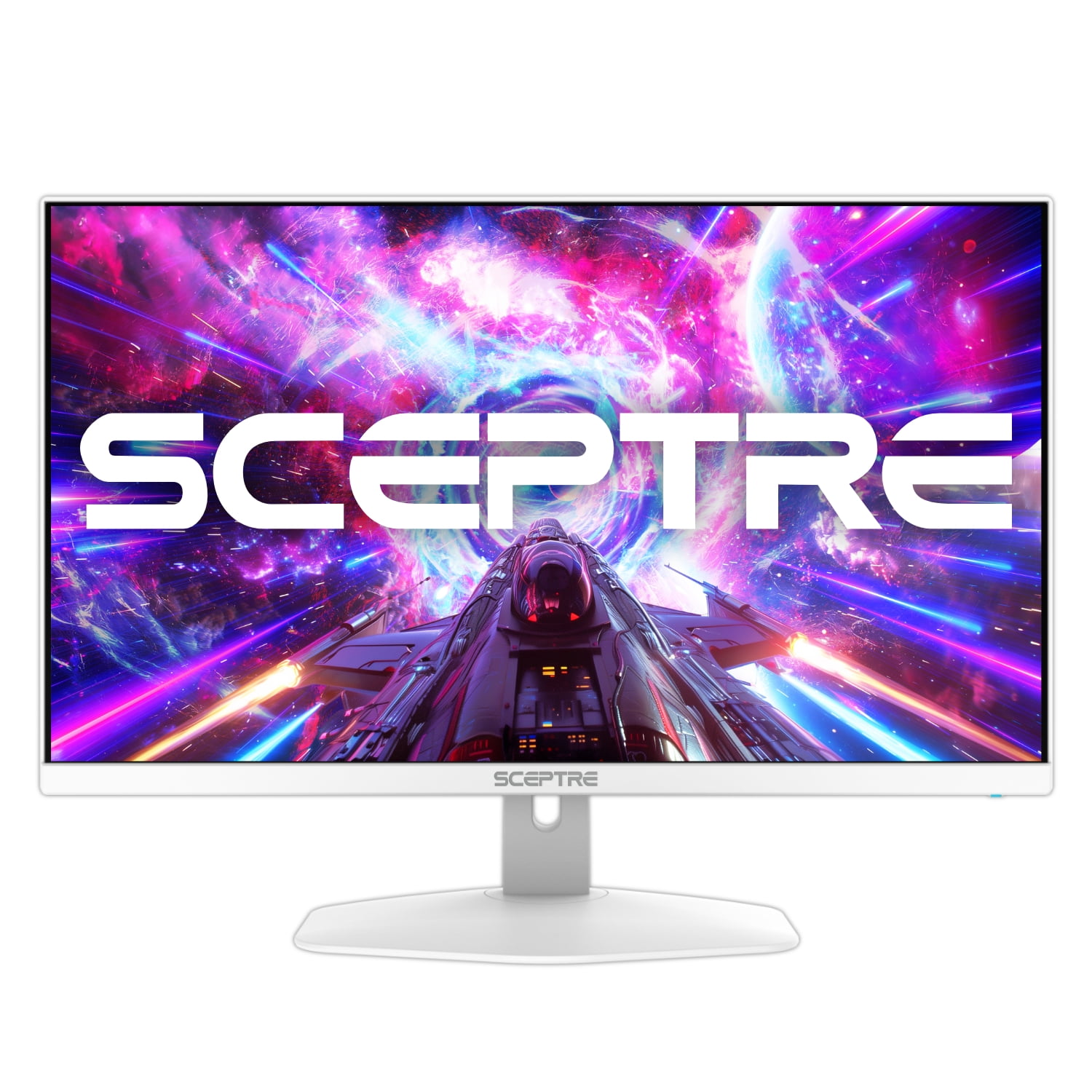 Sceptre 24.5-inch Snow-White Eye-Care Gaming Monitor DisplayPort HDMI USB Type-C up to 180Hz, Build-in Speakers (E255B-FW100TW)