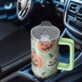 thumbnail image 5 of Halloween 30oz Insulated Tumbler with Handle and Straw Lid – Leak Proof Coffee Travel Mug – Spooky Pumpkin Cup, 5 of 5