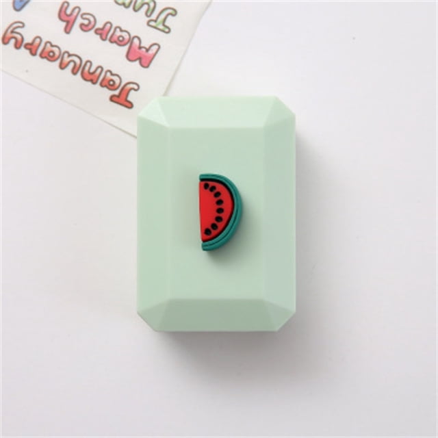 Boîte de Rangement en Forme de Fruit Mini Mignon pour Voyage en Plein Air, Équipement de Beauté