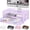 Purple, variant on Computer Monitor Stand Riser, Desk Organizer with Drawer, Laptop Stand, Office Desk Accessories & Workspace Desktop Organizers Storage for Office Supplies(Pink)