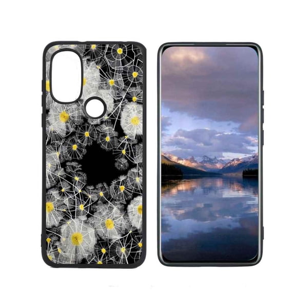 Compatible with Moto G Power 2022 Phone Case, Dandelions 6th Gen 98 Case Men Women, Flexible Silicone Shockproof Case for Moto G Power 2022