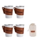 thumbnail image 1 of Toystoory Vaso de vino de acero inoxidable de 4 piezas, taza de té, leche, cerveza, tazas de agua, utensilios de viaje de Metal para barbacoa, Type3 NO3, 1 of 6