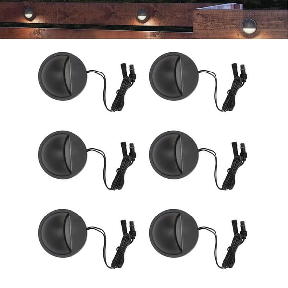 Low Voltage Deck Lights, IP67 Waterproof Landscape Step Stair Lights Energy Saving 12 To 36V AC DC for Corridors