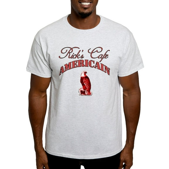 CafePress - Rick's Cafe American Light T Shirt - Men's Classic Graphic T-Shirt