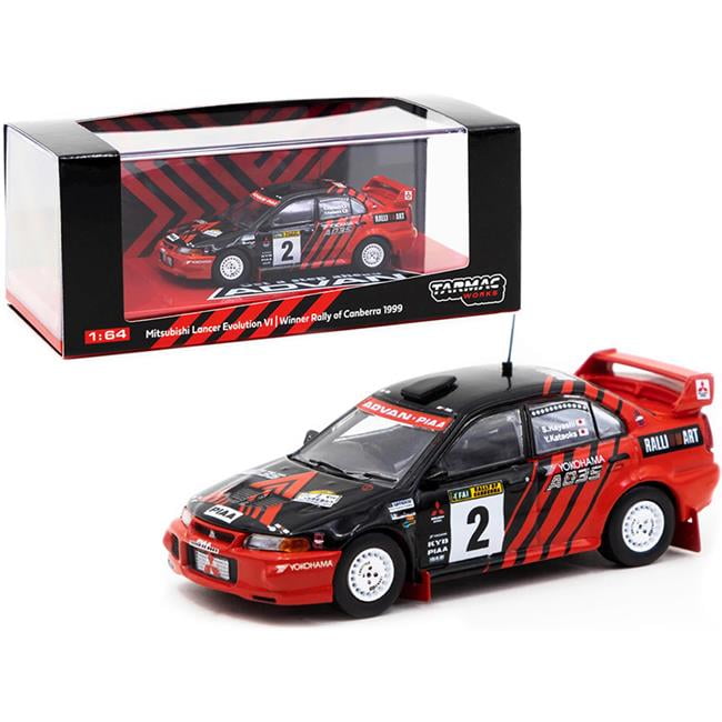 Tarmac Works Mitsubishi Lancer Evolution VI No.2 Y. Kataoka