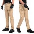 thumbnail image 4 of Pantalones de mezclilla afelpados Gibobby para mujer Caqui M, 4 of 4