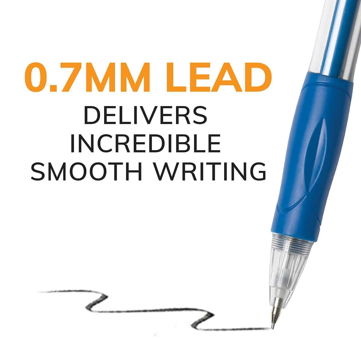 BIC Mechanical Pencil Kit 24 Velocity + 1 Break Resistant 0.7mm Lead 25 ct