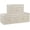 Beige Gray, variant on Storage Boxes, Collapsible Storage Bins with Lids, Cotton and linen cloth Storage Baskets with Handle, for Books, Closet, Bedroom, Home, 13x9.1x7.9 in, Grey and Beige
