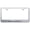 Chrome on Chrome, variant on Acura OEM Logo Stainless Steel License Plate Frame (Chrome)