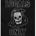 thumbnail image 2 of Funny Locals Only Grim Reaper Skull Plus Size Graphic Tank Top Brisco Brands 2X, 2 of 5